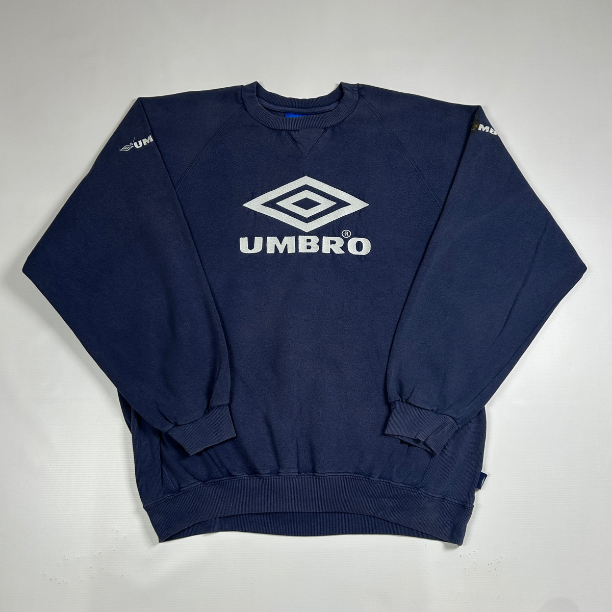 XL - Vintage 1990's Umbro Navy Crewneck Sweatshirt