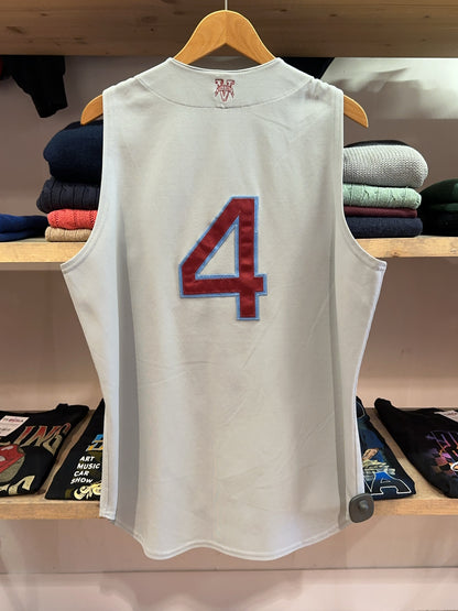 L - Victory Custom Athletic Sleeveless Baseball Jersey #4