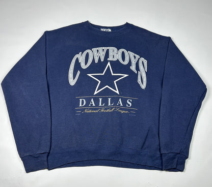 XL - Dallas Cowboys 1990's Navy Graphic Sweatshirt