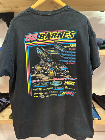 XL - 55 Barnes 600R Rookie Year Sprint Car Racing T-Shirt