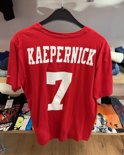 M - San Francisco 49ers Colin Kaepernick #7 Nike Red T-Shirt