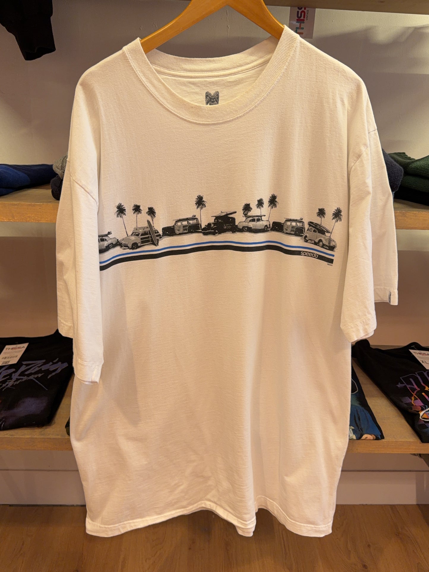 XXL - Speedo Palm Tree Surf Van Graphic T-Shirt