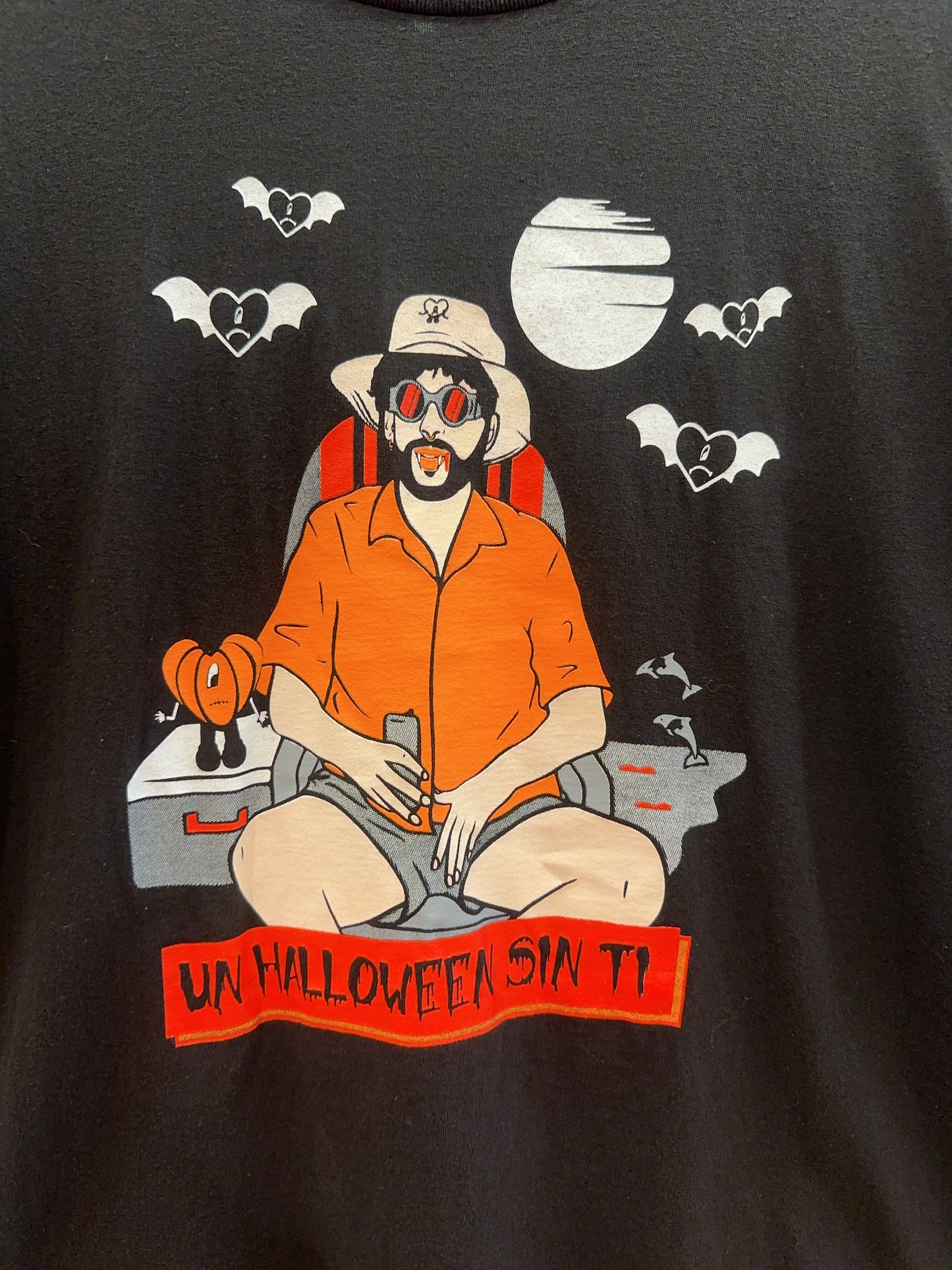 Black Un Halloween Sin Ti Graphic T-Shirt