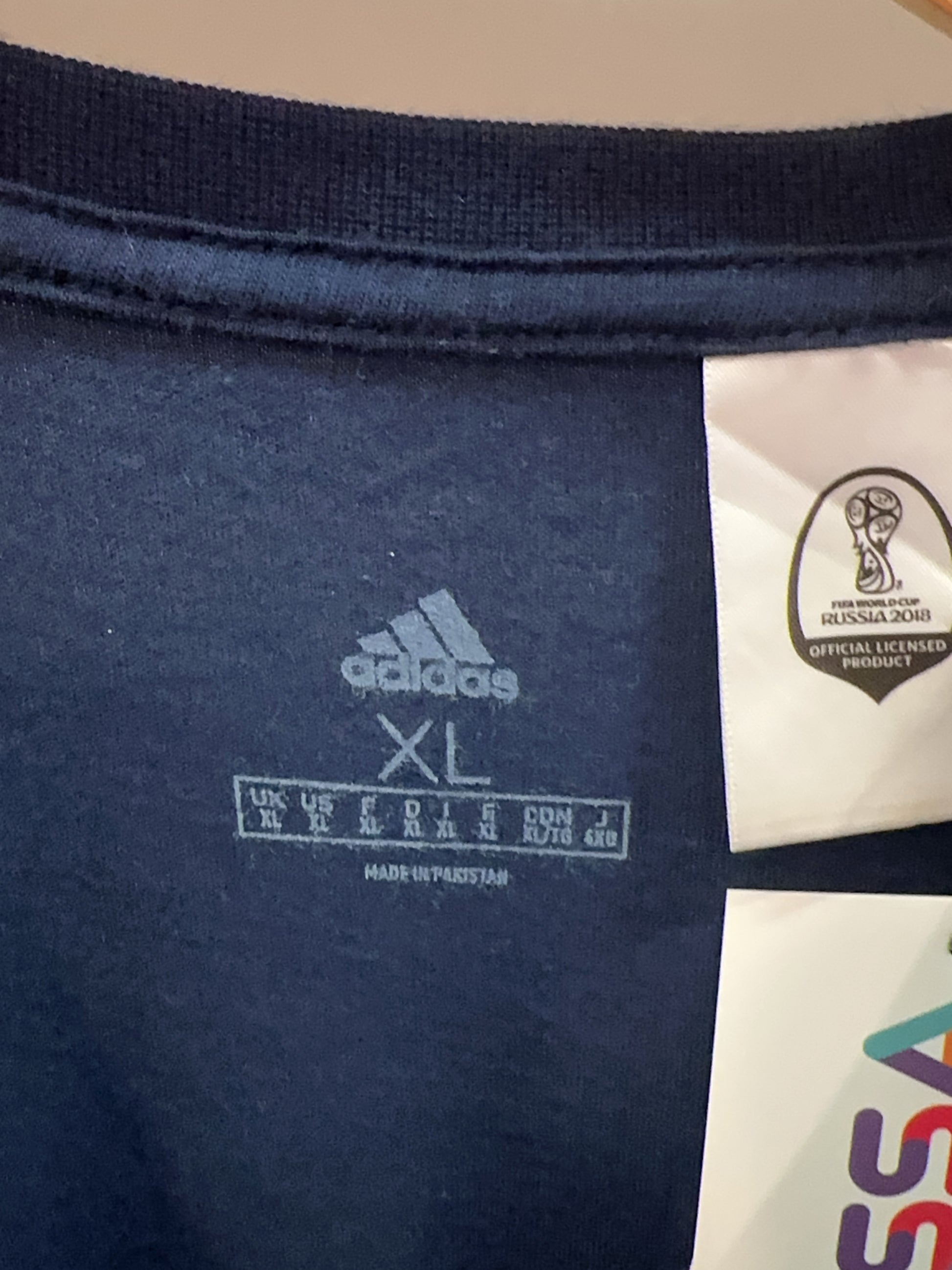 XL - Adidas Russia 2018 World Cup T-shirt