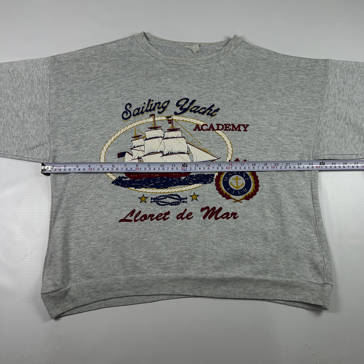 L - Vintage 1990's Lloret De Mar Sailing Yacht Academy Graphic Sweatshirt