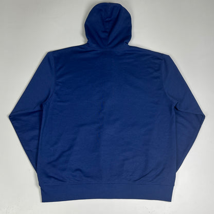 L - Vintage 1990's Fred Perry Blue Zip-Up Hooded Sweatshirt