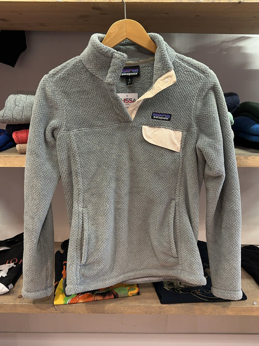 Patagonia Grey Snap-T Fleece Pullover - XS