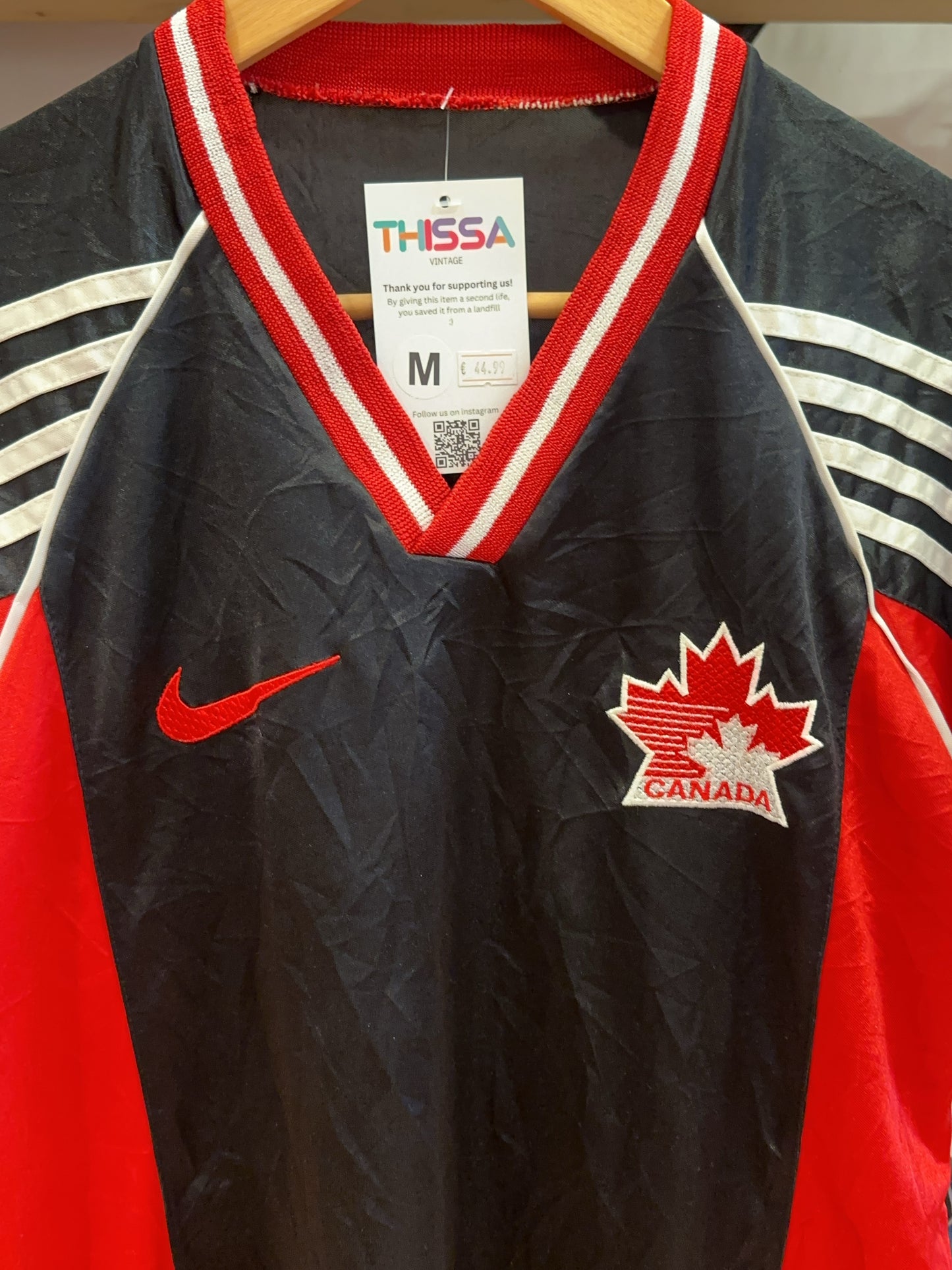 1998 Canada National Hockey Team Nike Football Shirt - M