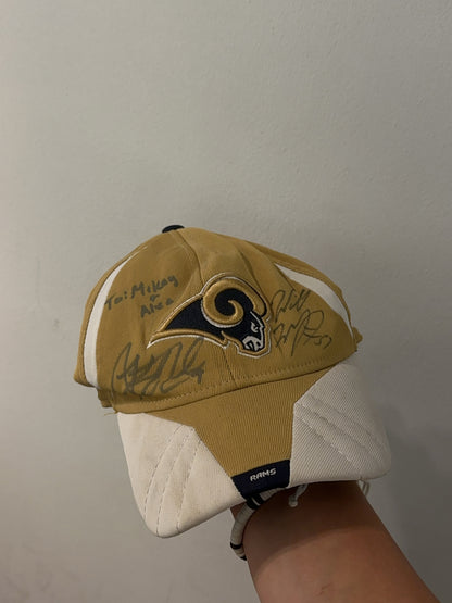 NFL Rams Reebok Authentic Sideline Cap Signed