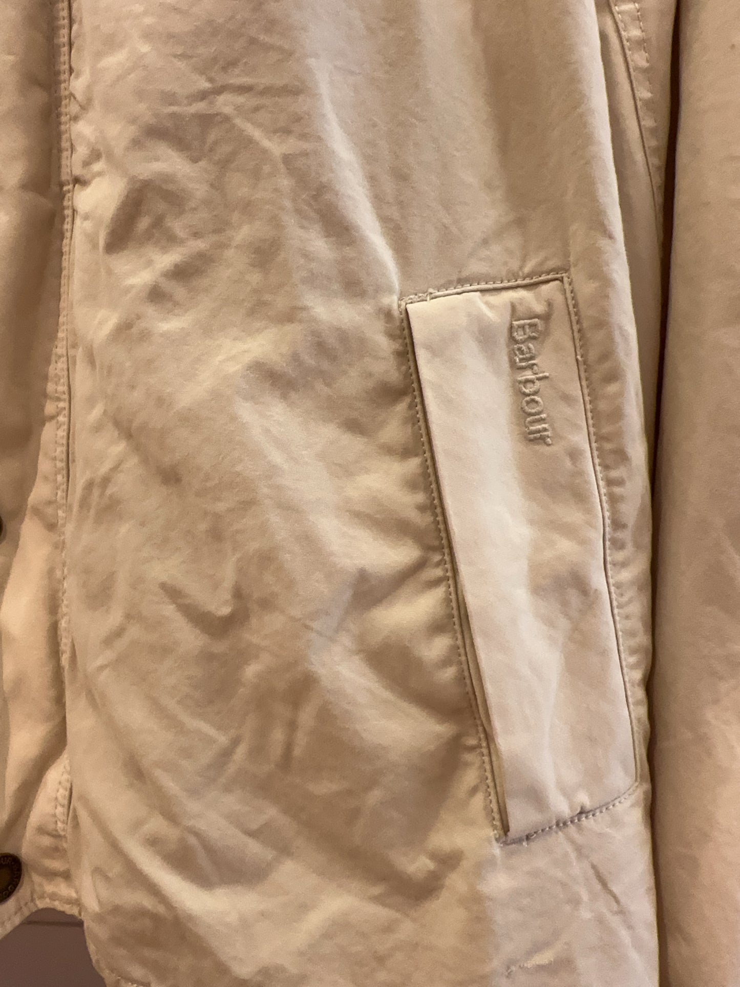 L - Barbour Beige Lightweight Jacket