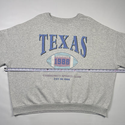 XL - Texas 1986 College Graphic Sweatshirt