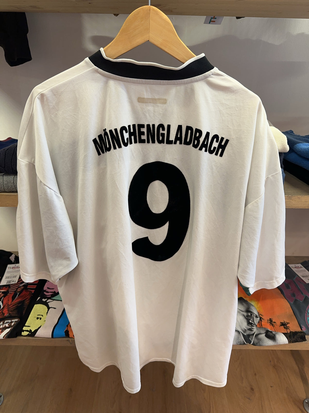 XL - 2000-2002 Borussia Mönchengladbach Reebok Home Football Shirt Centenary 9