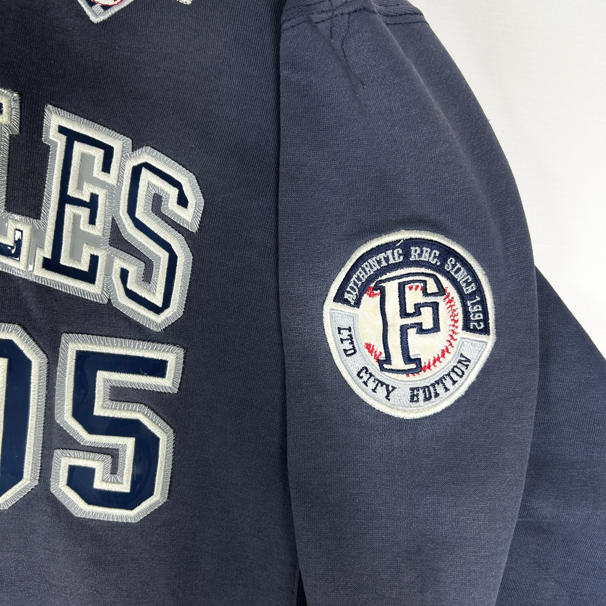 M - Vintage 2000's FUBU Los Angeles 05 Navy Crewneck Sweatshirt