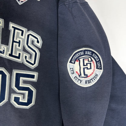 M - Vintage 2000's FUBU Los Angeles 05 Navy Crewneck Sweatshirt
