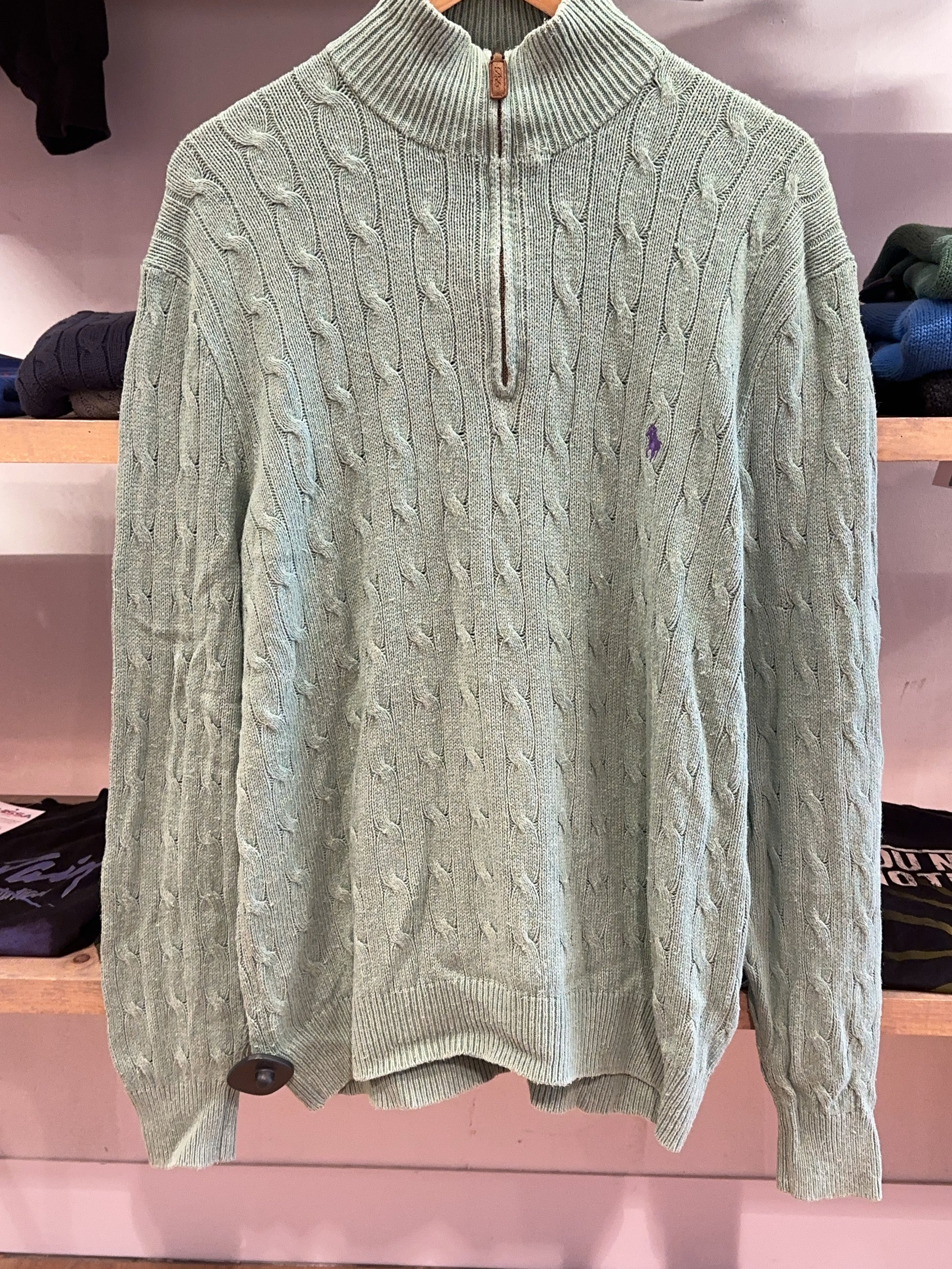 L - Ralph Lauren Quarterzip