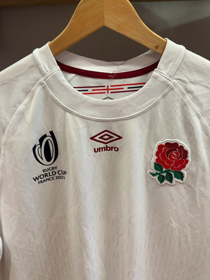 Umbro England Rugby World Cup France 2023 White Jersey