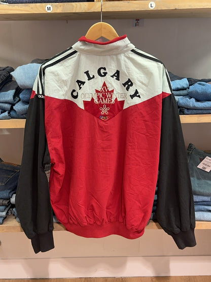 L - Vintage 1990's Adidas Adidas Calgary 1988 XV Winter Olympic Games Jacket