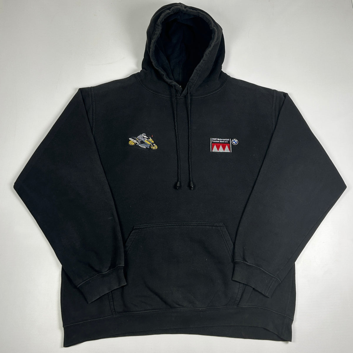 XL - Vintage 2010's BMW Motorradclub Franken Nord e.V. Hooded Sweatshirt