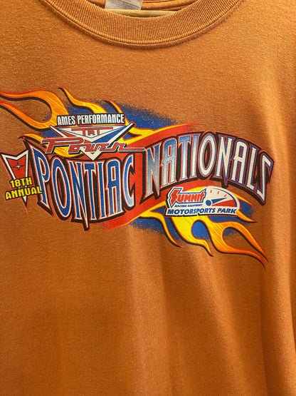 XXL - Vintage 1990s Pontiac Nationals Racing Graphic T-Shirt