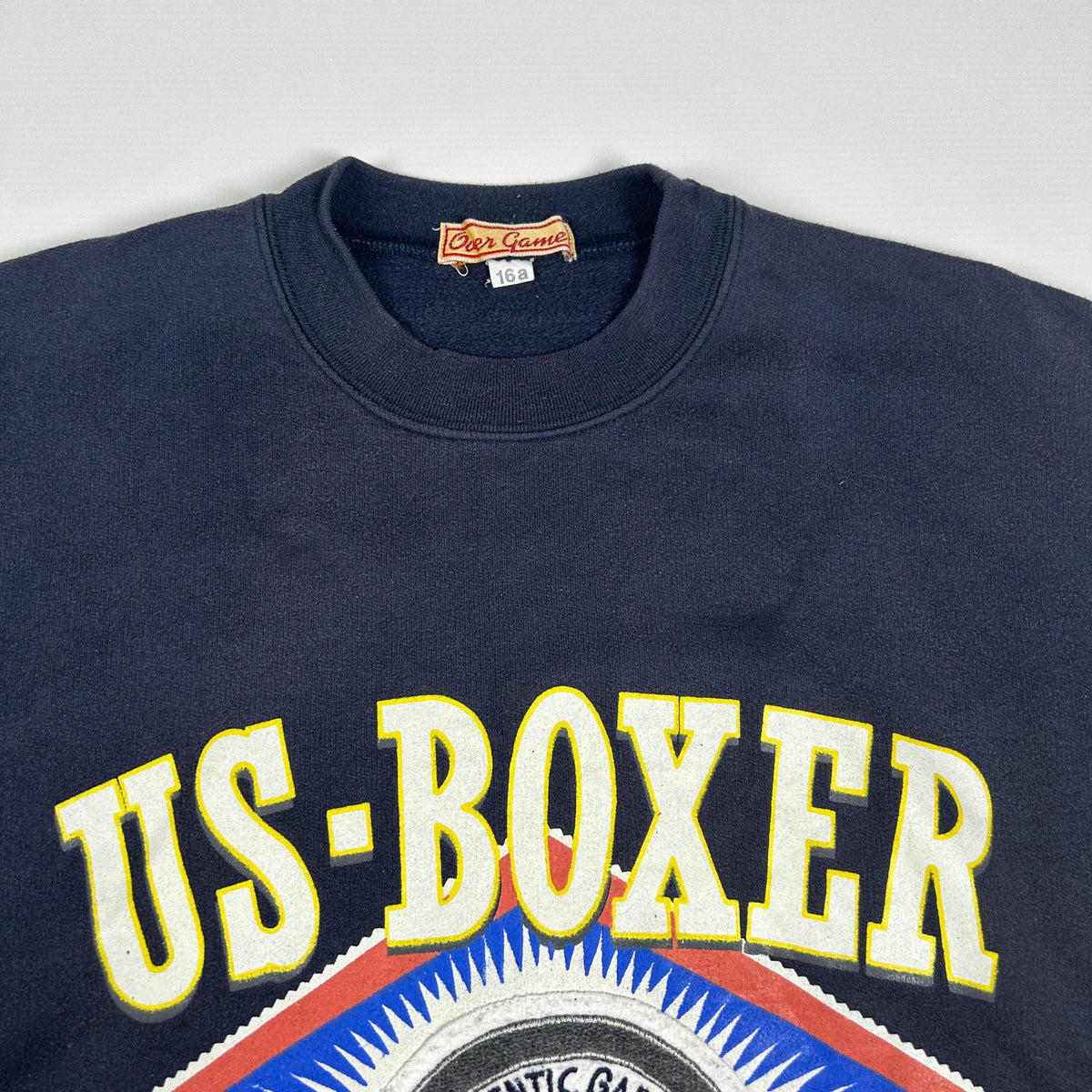 S - Vintage 1990's Over Game US Boxer Graphic Sweatshirt