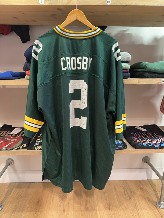 4XL - 1990s Green Bay Packers Nfl Pro Line Football Shirt Crosby #2