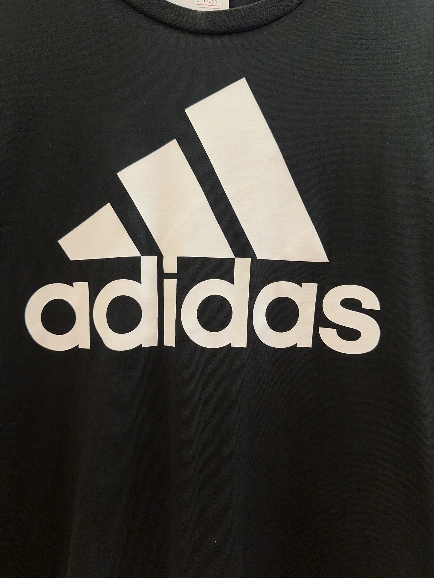 Adidas Black Logo Long Sleeve T-Shirt