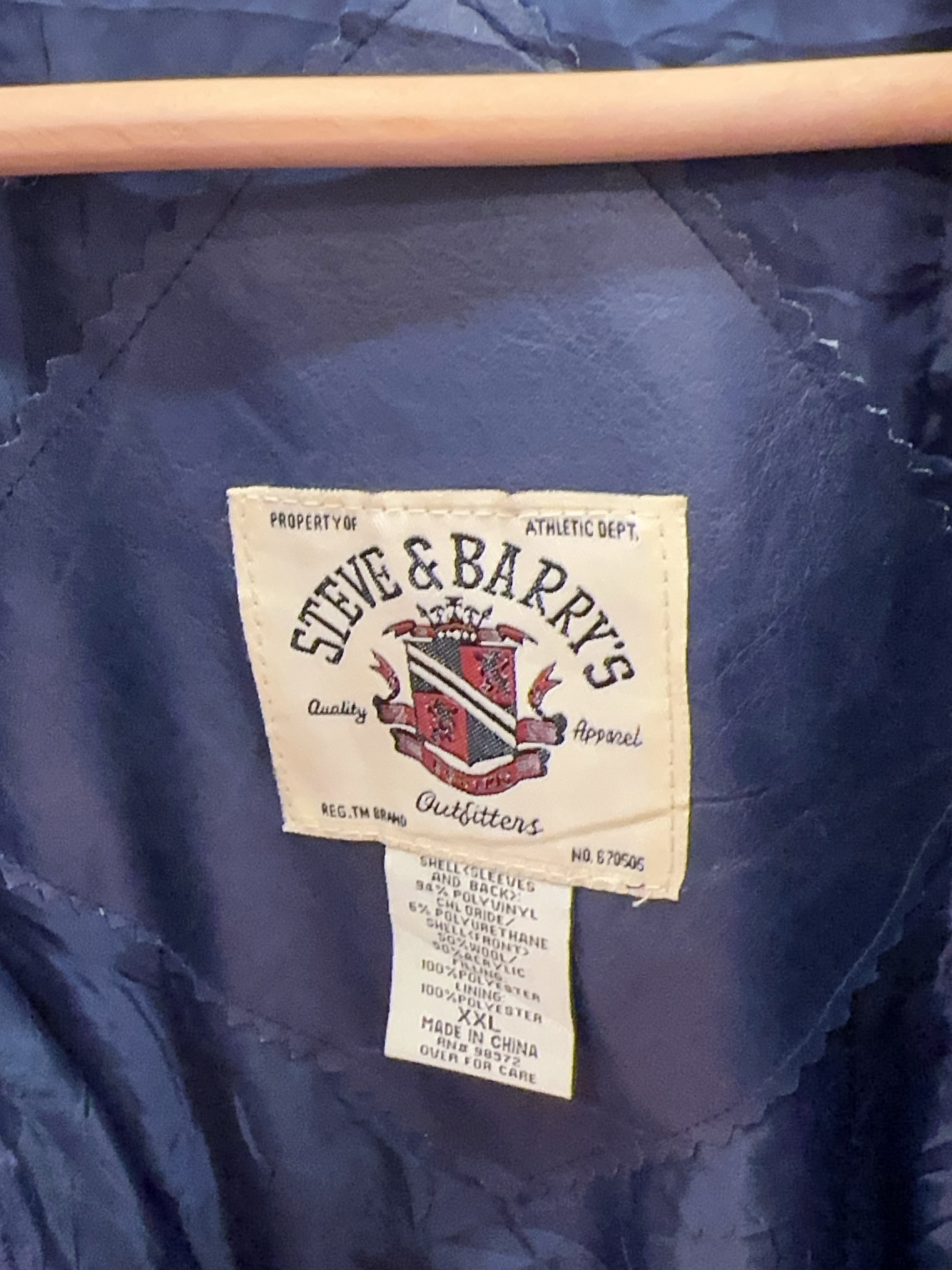 XXL - Vintage 1990's USA Eagle Varsity Steve & Barry's Jacket