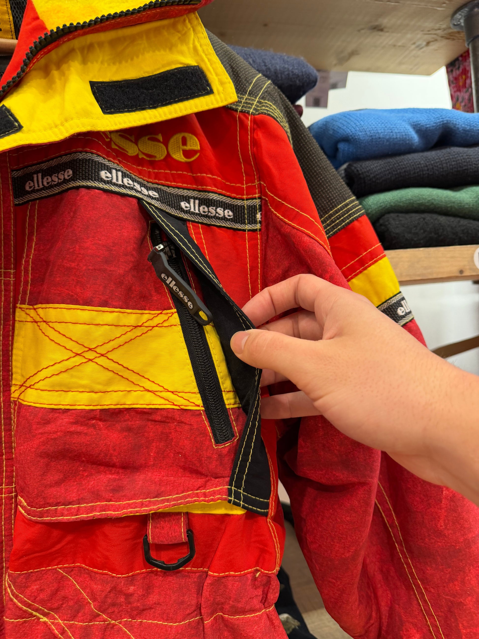 Vintage 1990's Ellesse Ski Vertical Jacket (S)
