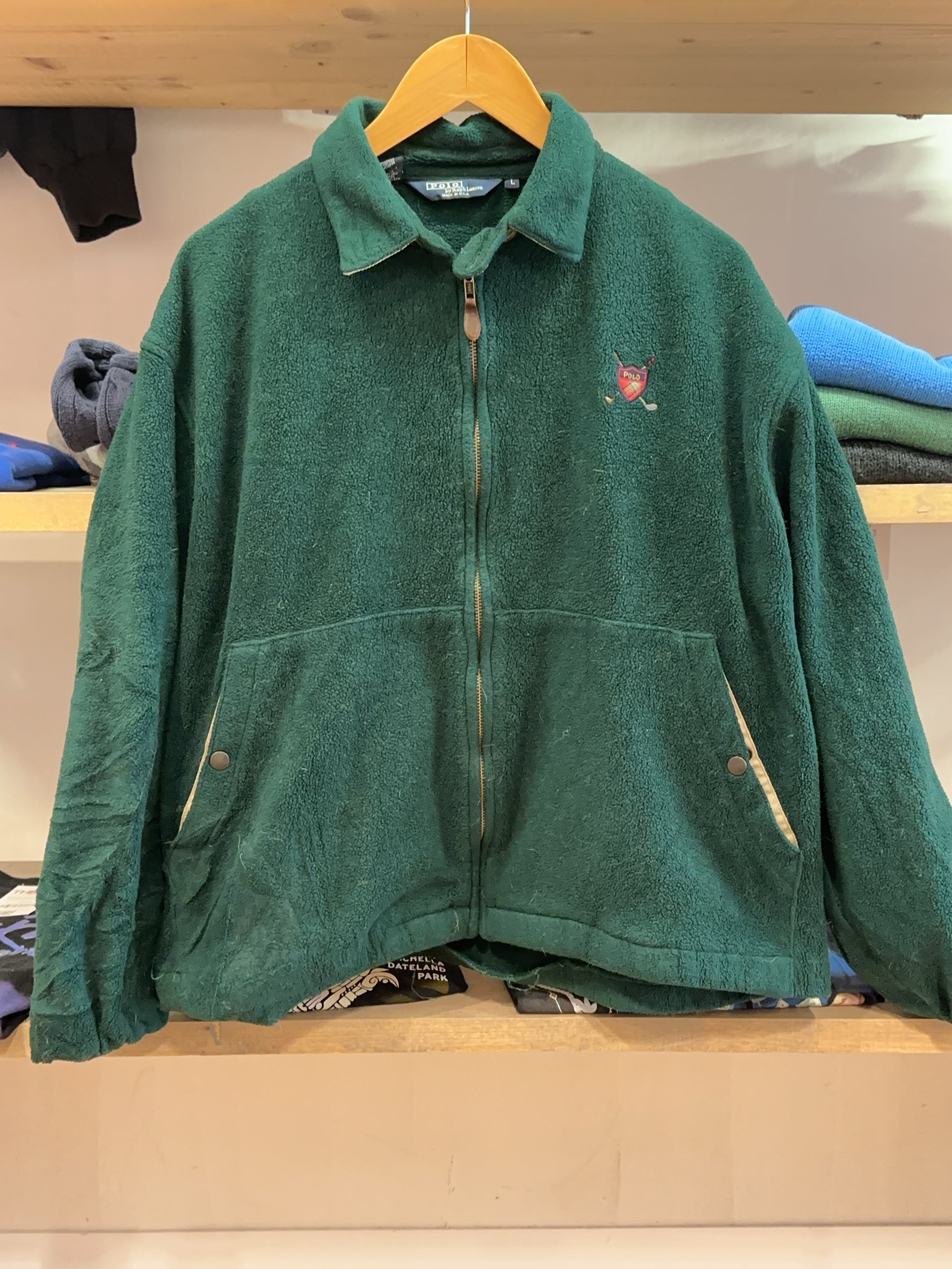 L - Ralph Lauren Fleece Harrington Jacket