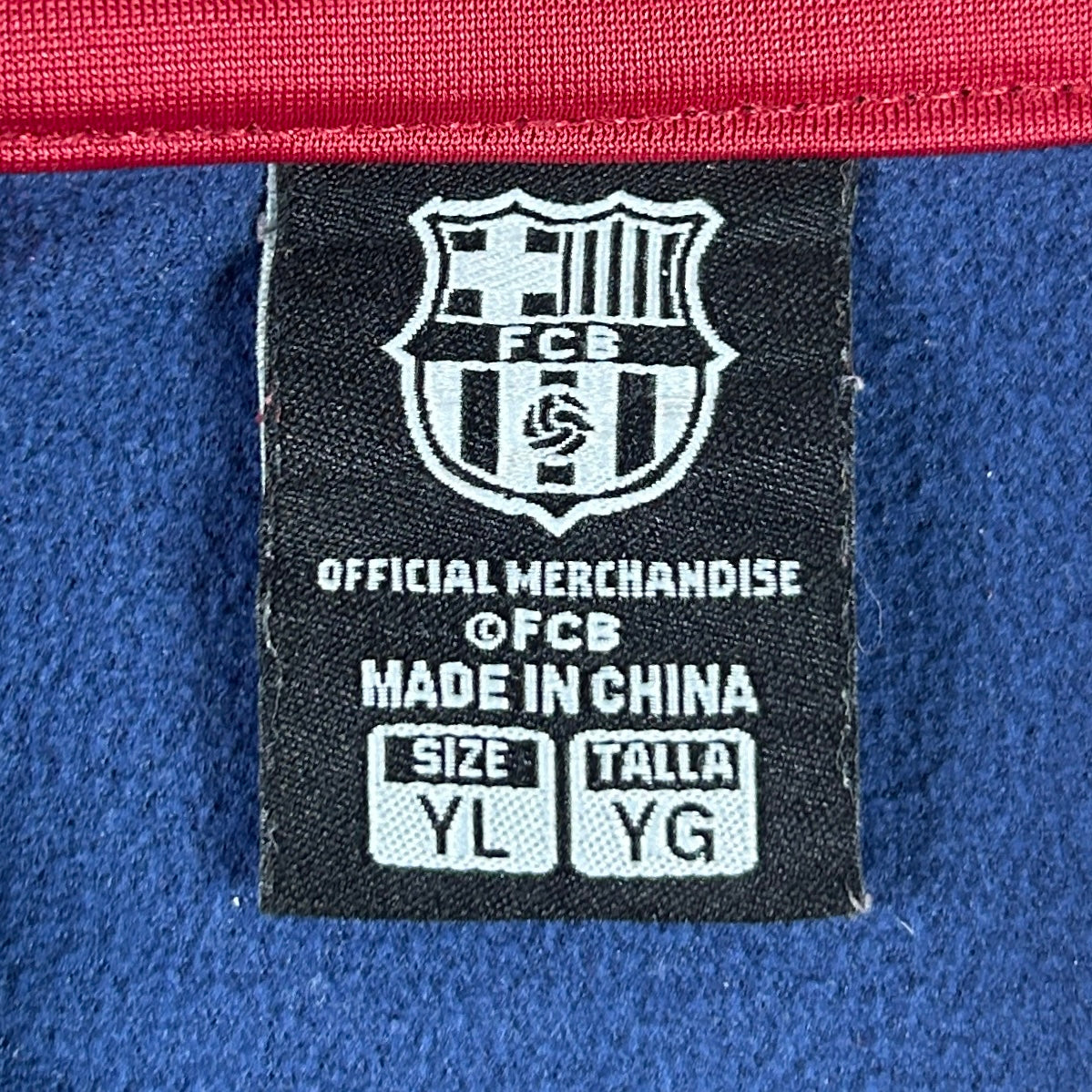 XS - Vintage 2000's FC Barcelona Boys Track Jacket