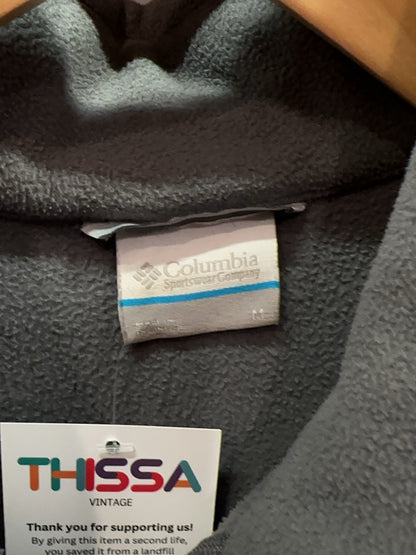 Columbia Grey Fleece Zip Vest - M