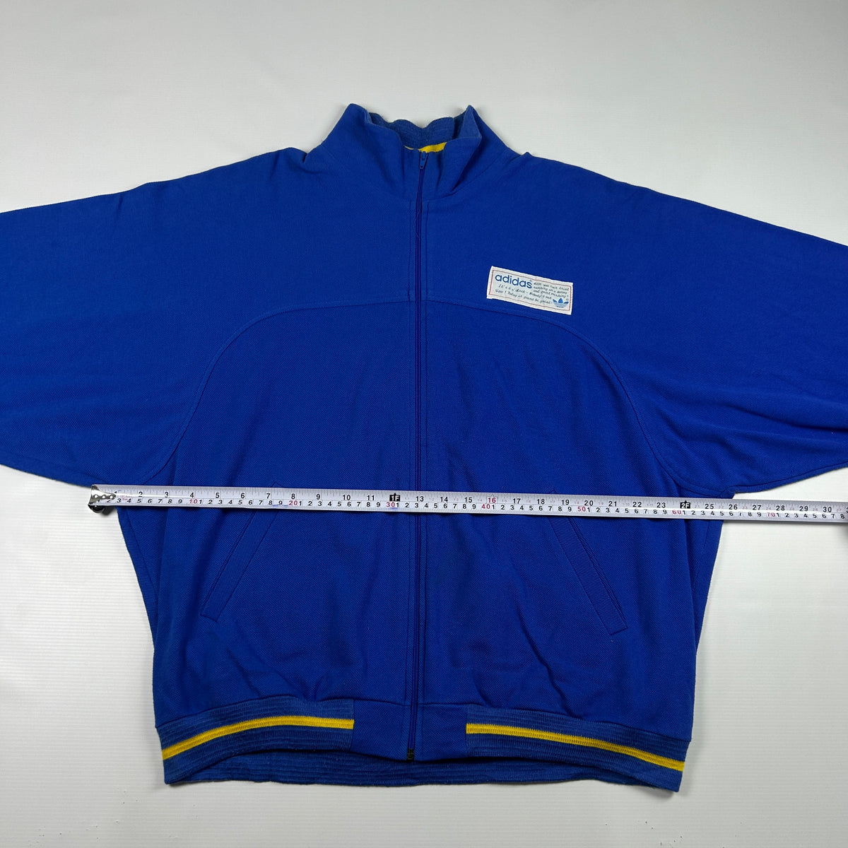 M - 1990's Adidas Blue Zip-Up Track Jacket