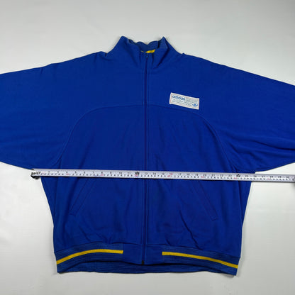M - 1990's Adidas Blue Zip-Up Track Jacket