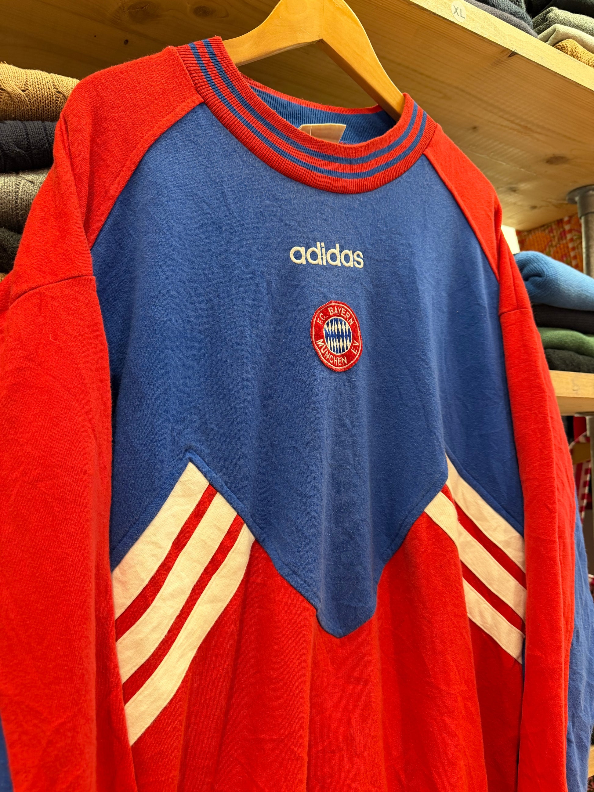 Vintage Adidas FC Bayern München 1993-95 Sweatshirt (L)