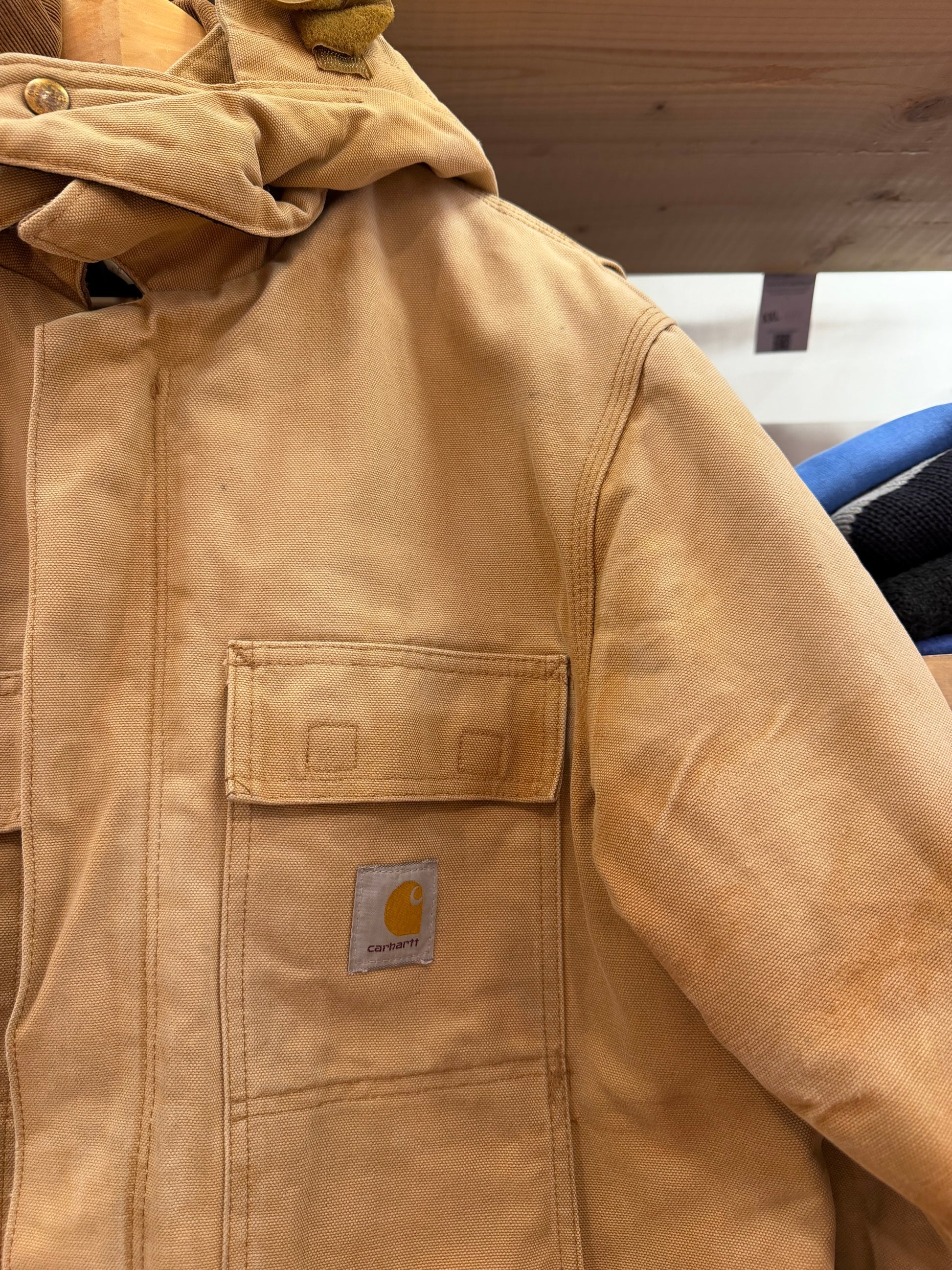 Vintage Carhartt C03 BRN Size 40 Jacket (M)