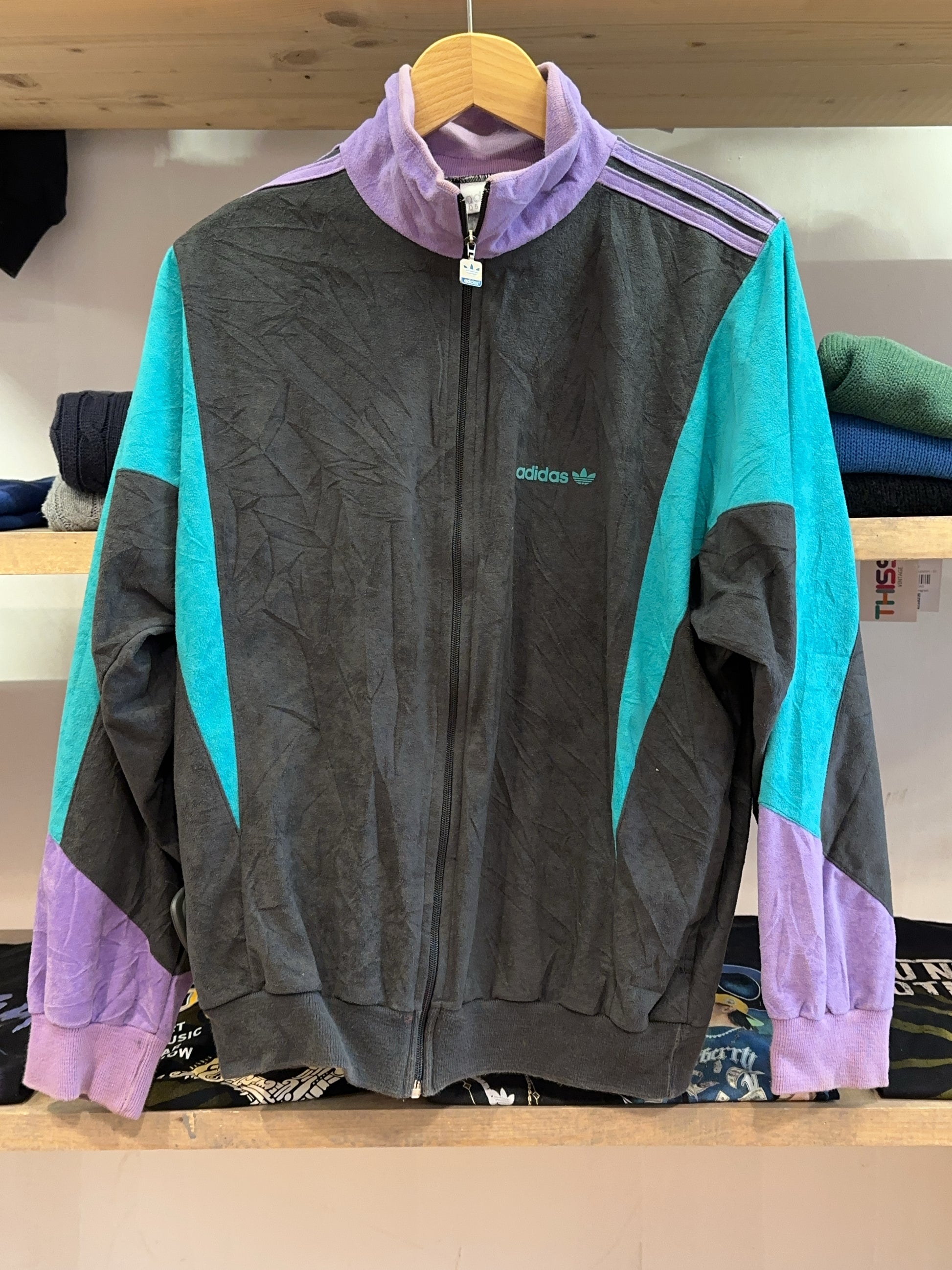 S - Vintage 1980's Adidas Jacket