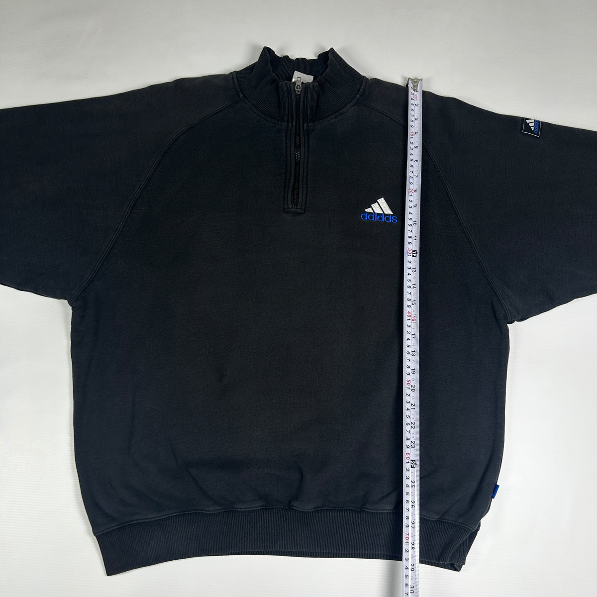 XL - Vintage 1990's Adidas Quarterzip