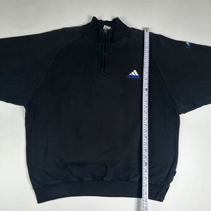XL - Vintage 1990's Adidas Quarterzip