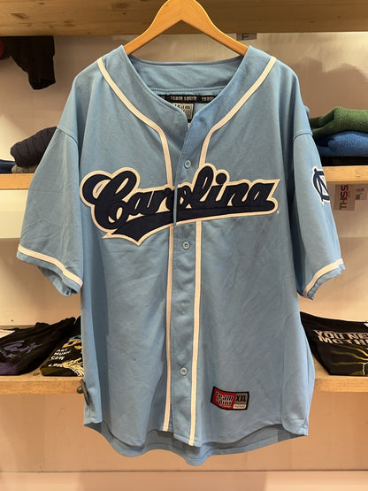 XL - North Carolina Tar Heels Light Blue Baseball Jersey
