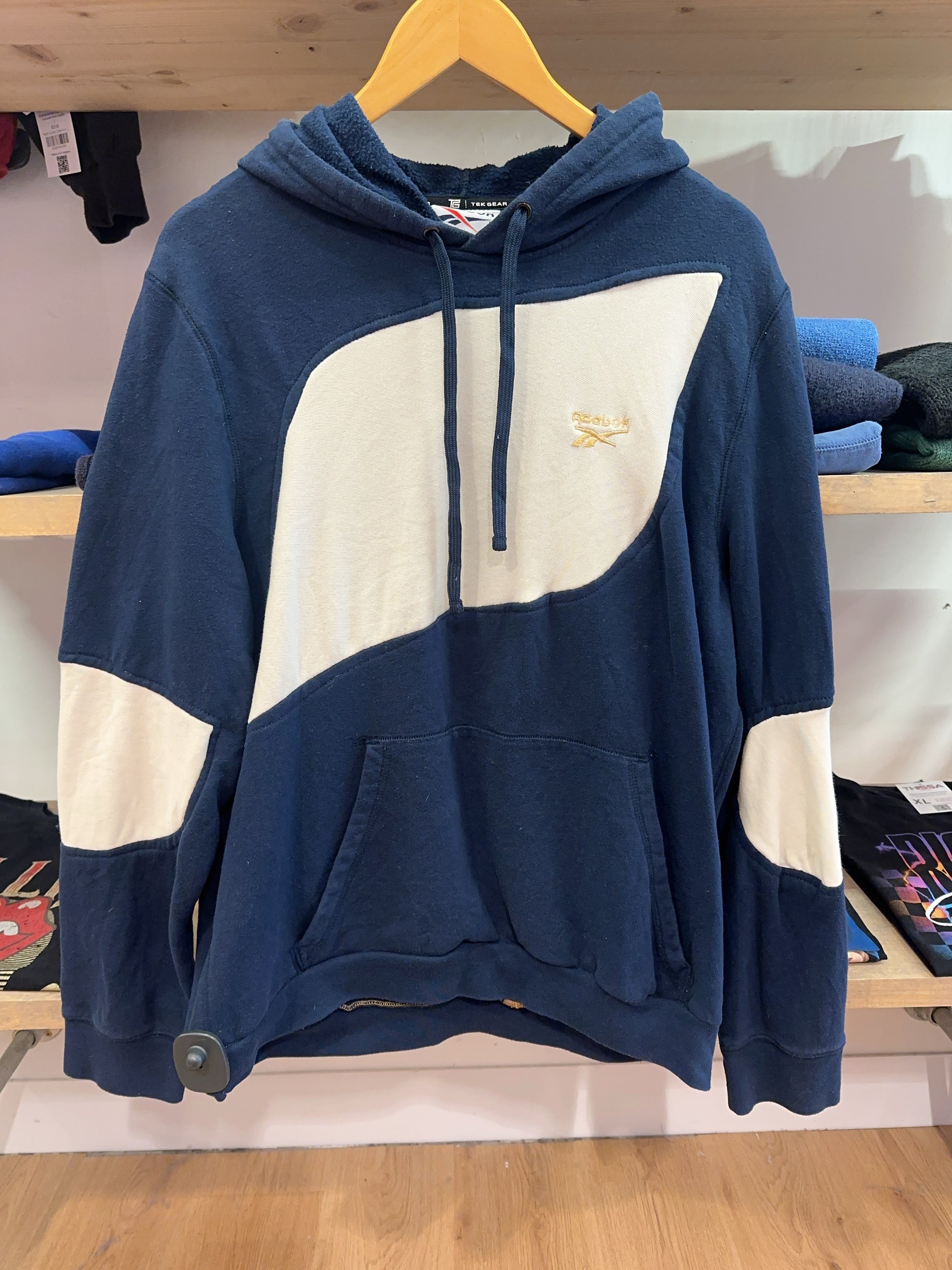 Vintage 2000's Reebok Reworked Hoodie - M