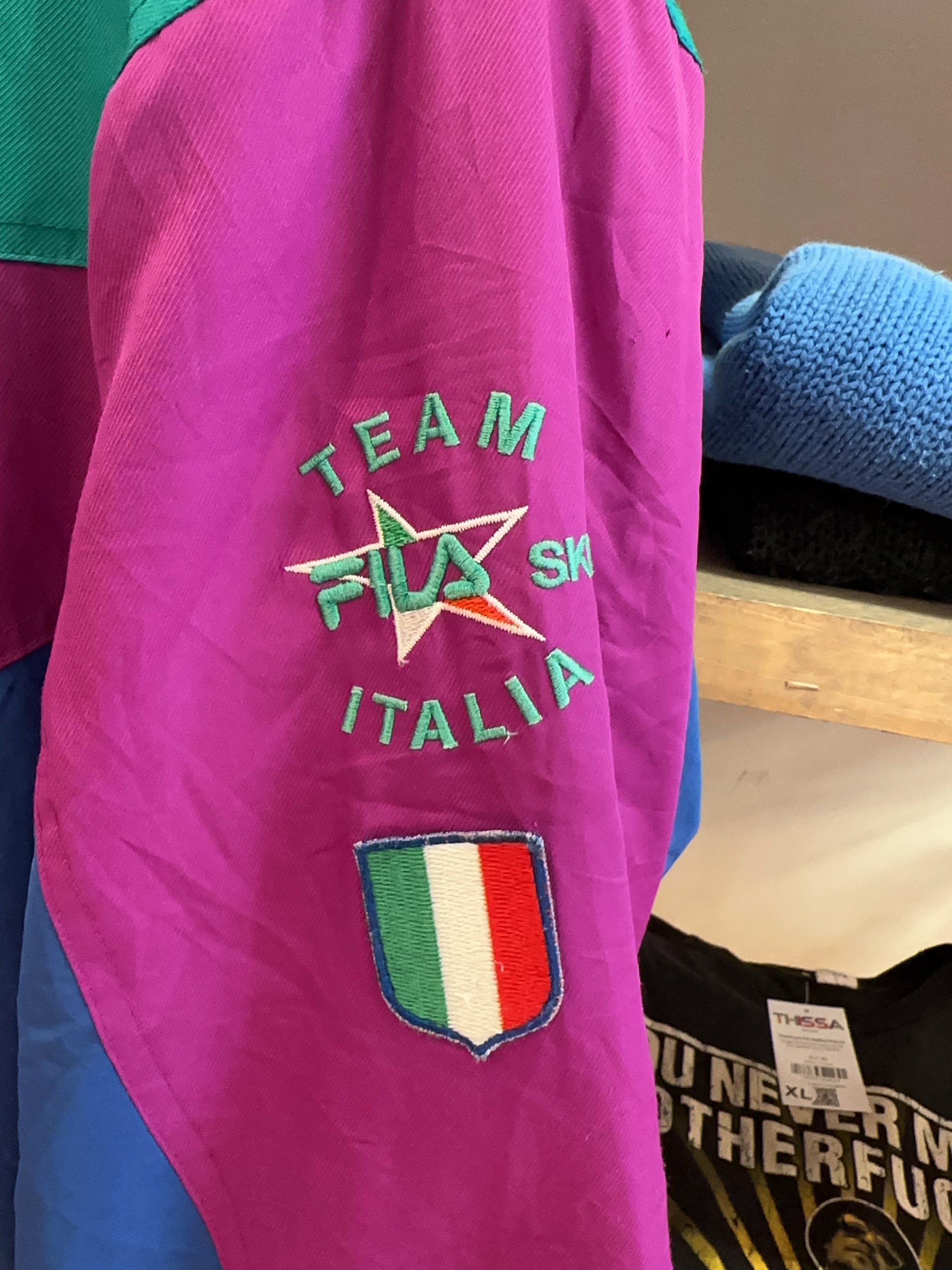 XL - Vintage 1990's Fila A. Tomba Team Italia Ski Jacket