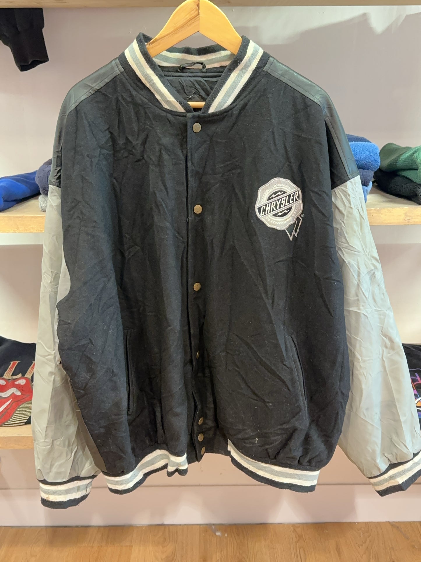 XL - Vintage 2000's Chrysler Logo Varsity Jacket