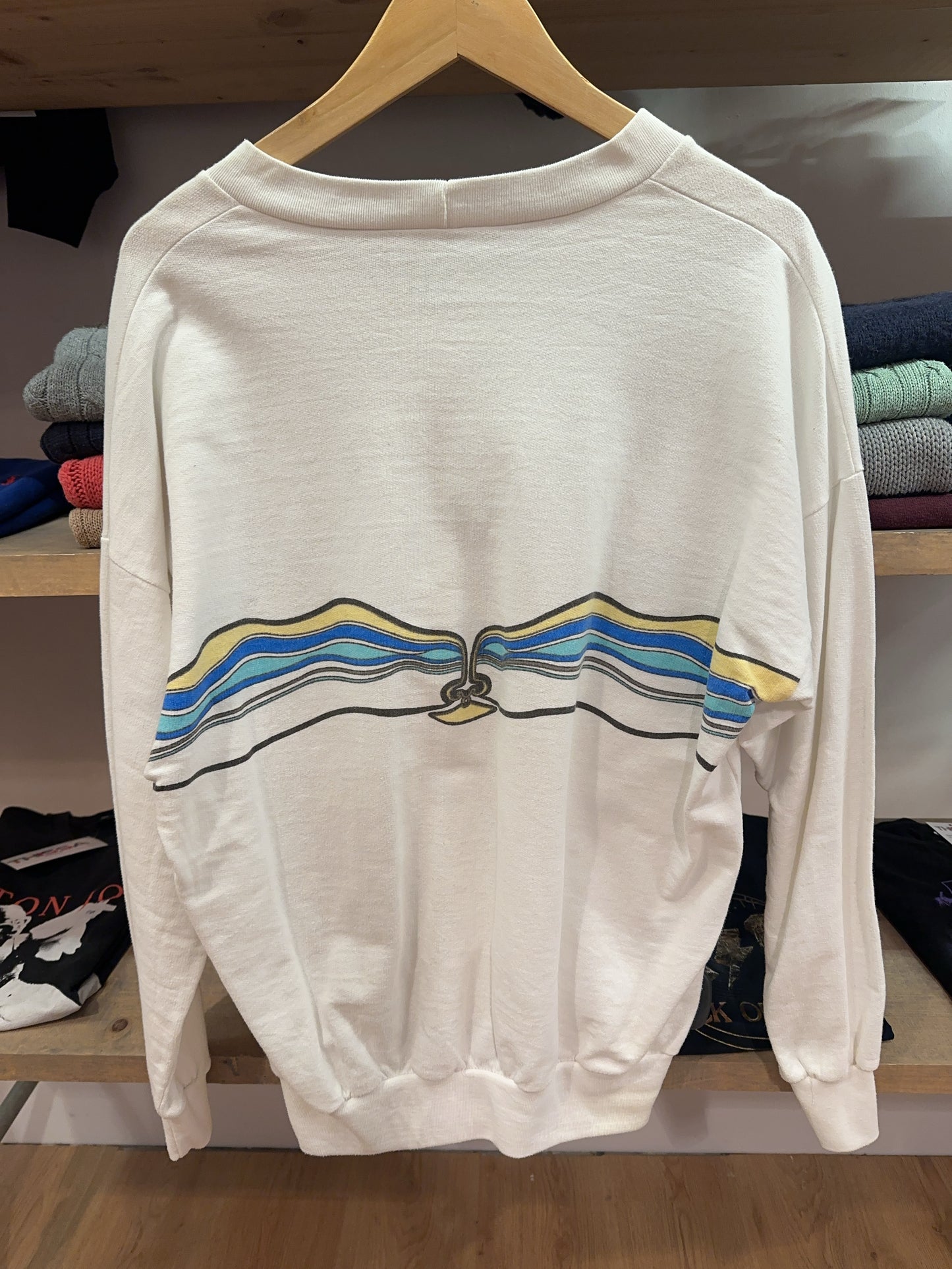 Vintage Adidas Tennis Graphic Sweatshirt - M