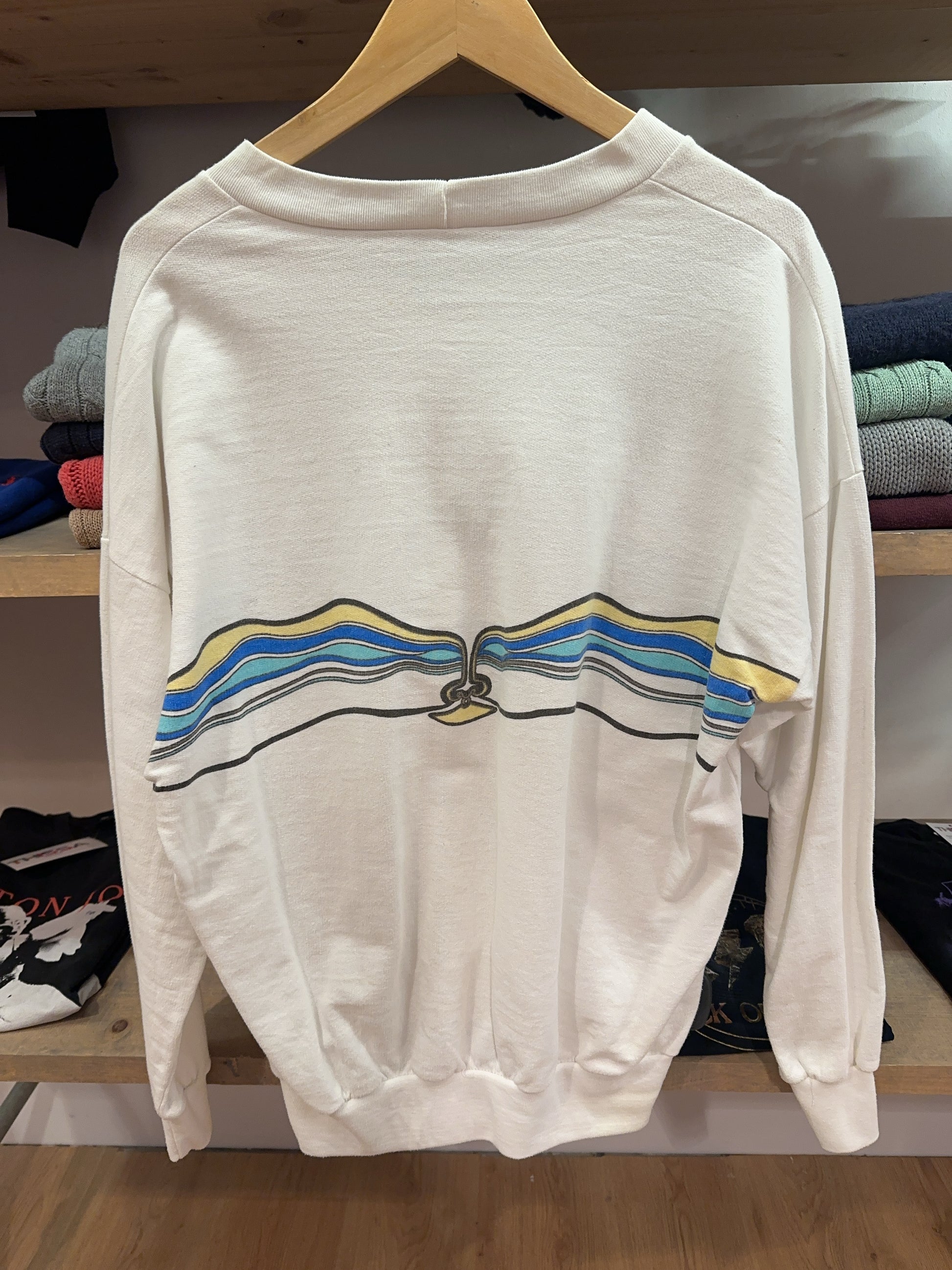 Vintage Adidas Tennis Graphic Sweatshirt - M