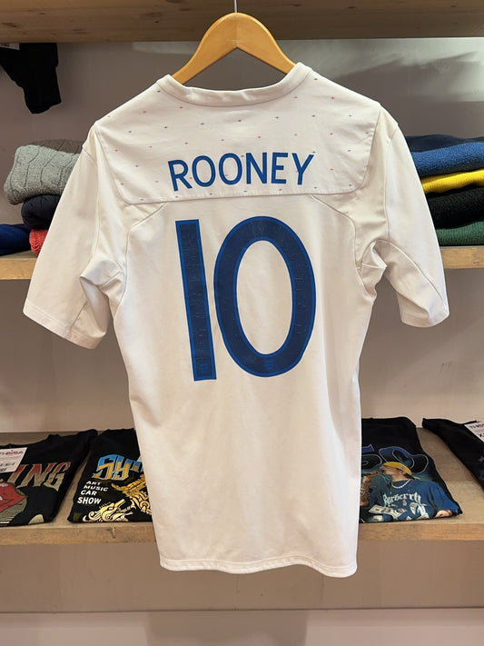 2010-2011 England Umbro Home Football Shirt Rooney 10 - L