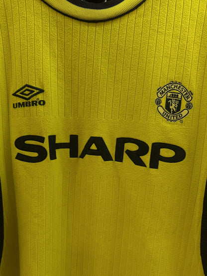 1999-2000 Manchester United Umbro Goalkeeper Football Shirt - S