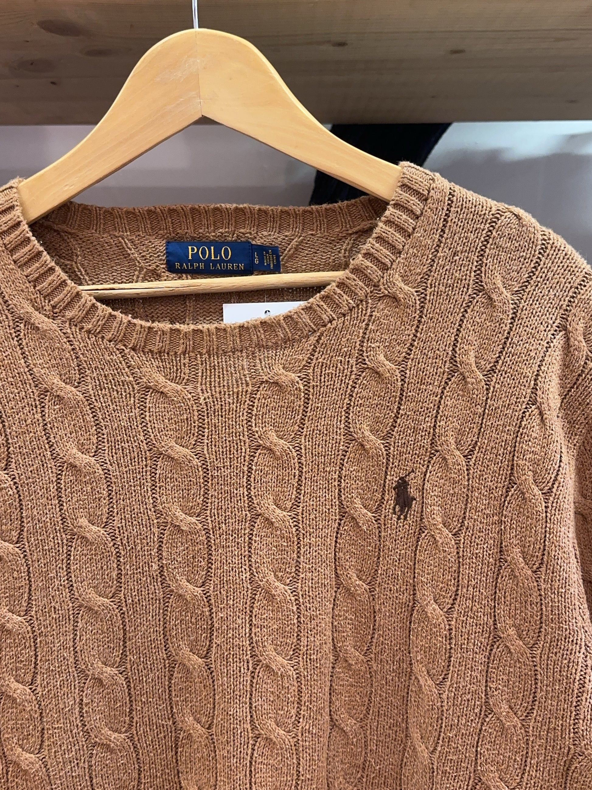 Ralph Lauren Cable Knit - L