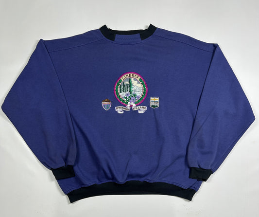 XL - Vintage 1990's Spitzberg Iceland Liberty Graphic Sweatshirt