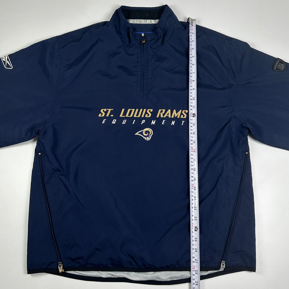 M - Vintage 2000's St. Louis Rams NFL Equipment Pullover Jacket