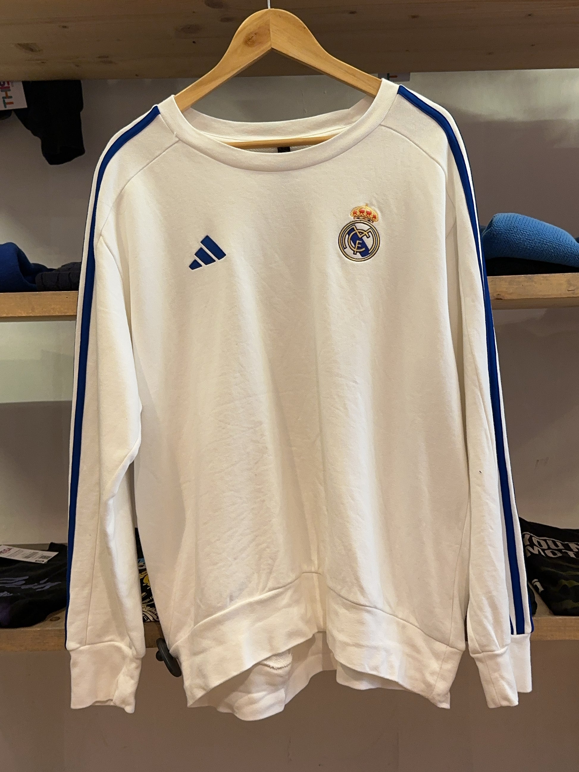 L - Vintage 2010's Real Madrid DNA Adidas Sweatshirt